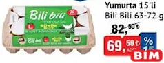 BİLİ BİLİ YUMURTA 15'Lİ 63-72 G